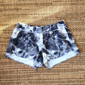 Marble Grey and White Athletic Shorts